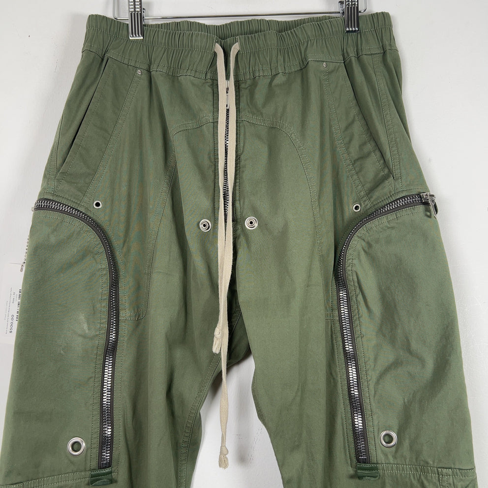 Rick Owens EDFU SS23 Moss Bauhaus Cargo Pants
