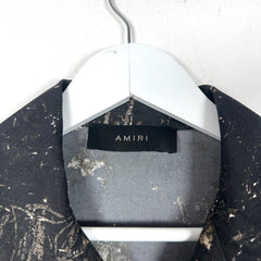 Amiri Army Stencil Silk Button-Up Shirt