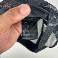 Amiri Black Logo Hat