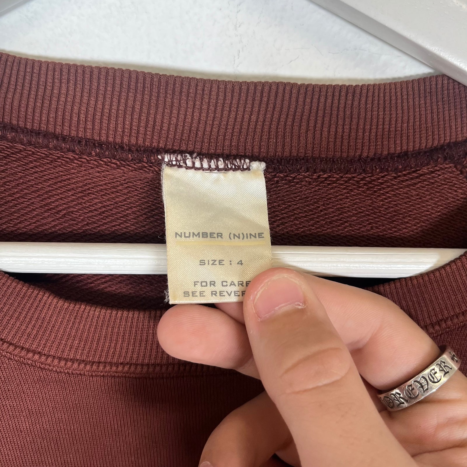 Number (N)ine Brown Crewneck Size 4