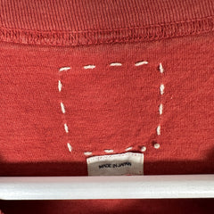 Visvim Burnt Orange Pocket T-Shirt Size 2