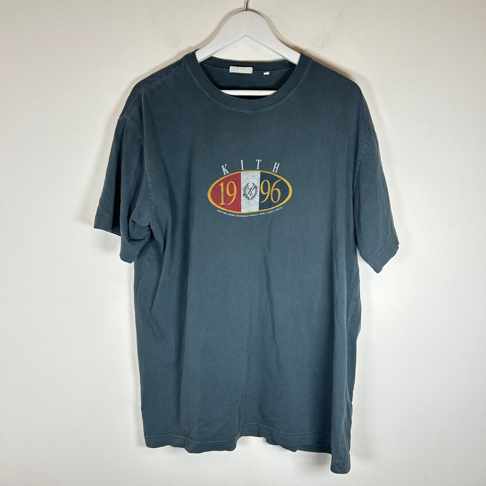 Kith Insignia Vintage 1996 Grey T-Shirt Size XL