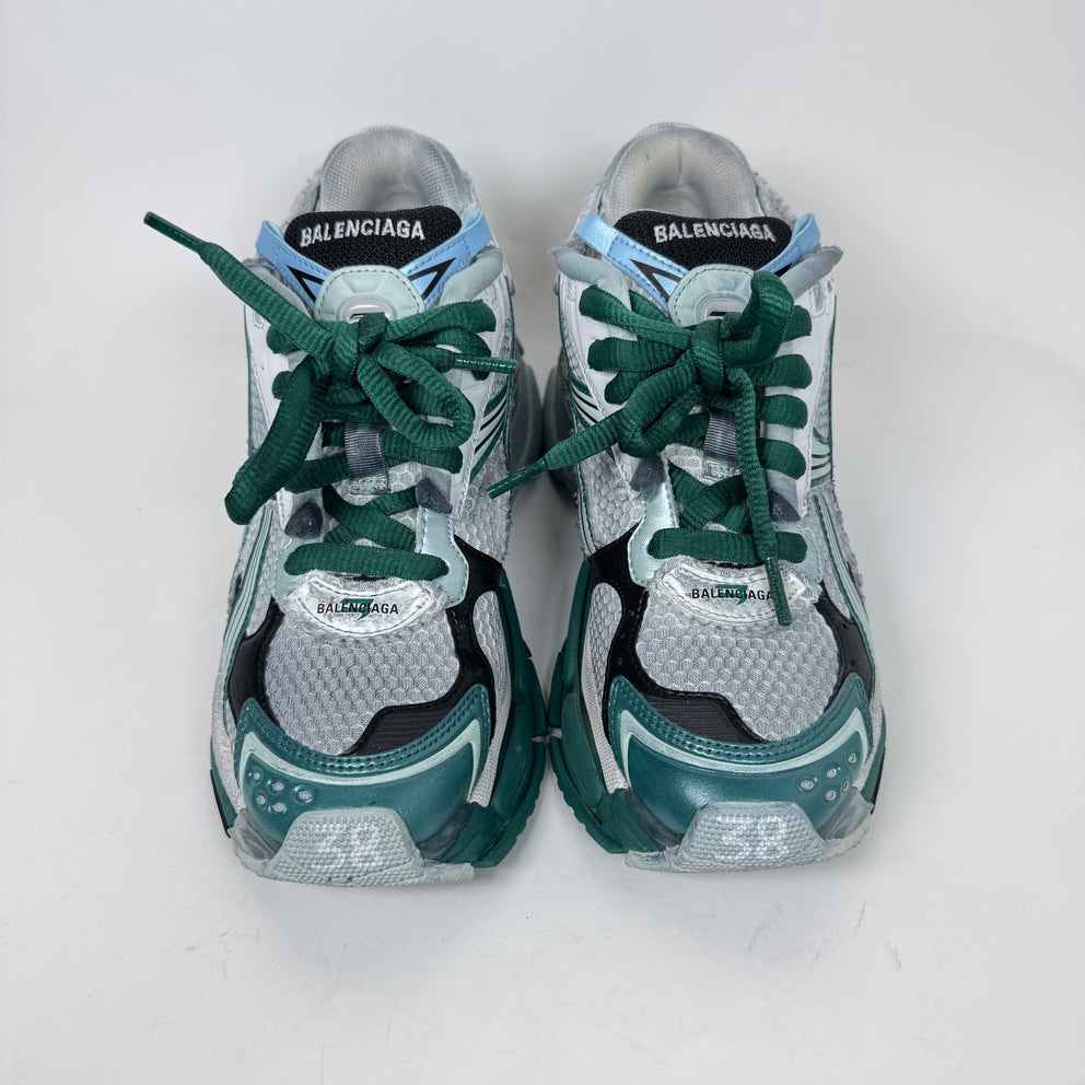 Balenciaga Green/Blue Runners Size 38