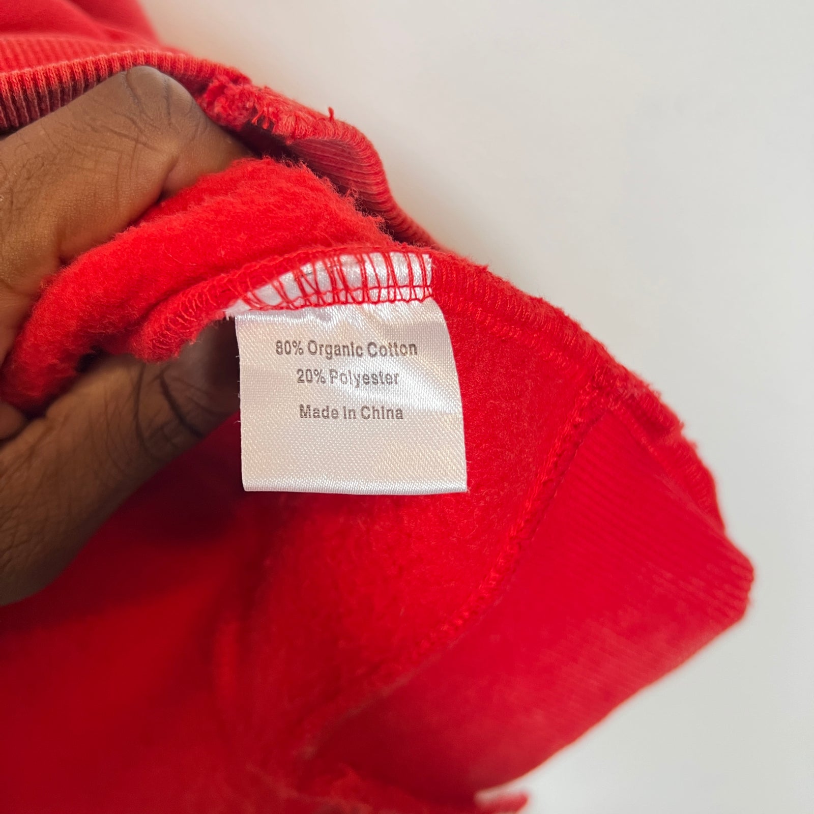 GV Gallery Raspberry Hills Red Spliced Hoodie Size XL