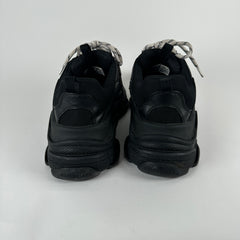 Balenciaga Black/White Triple S Sneaker Size 42