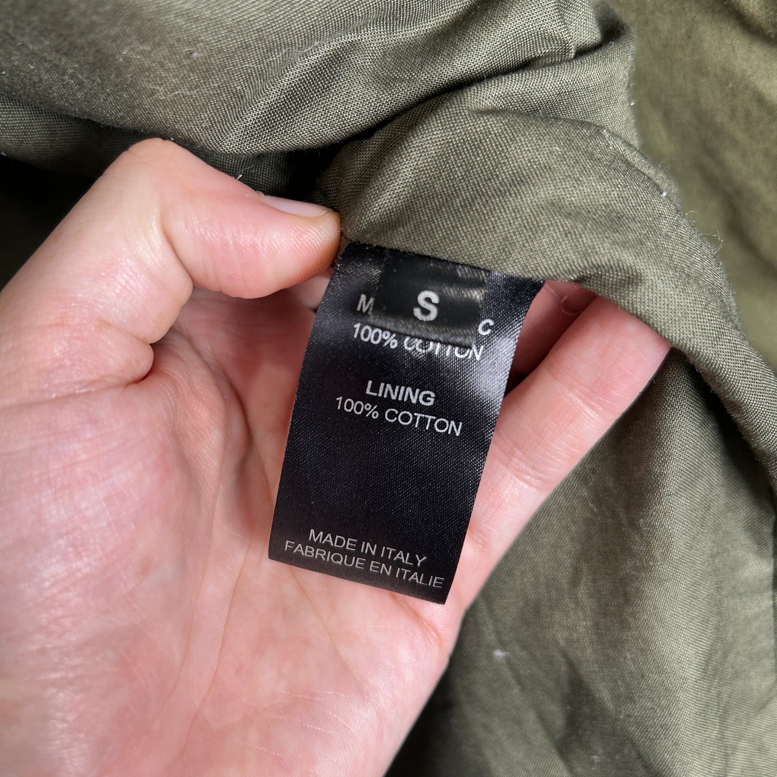 Vetements SS19 Georgian Military Gimp Parka Size S