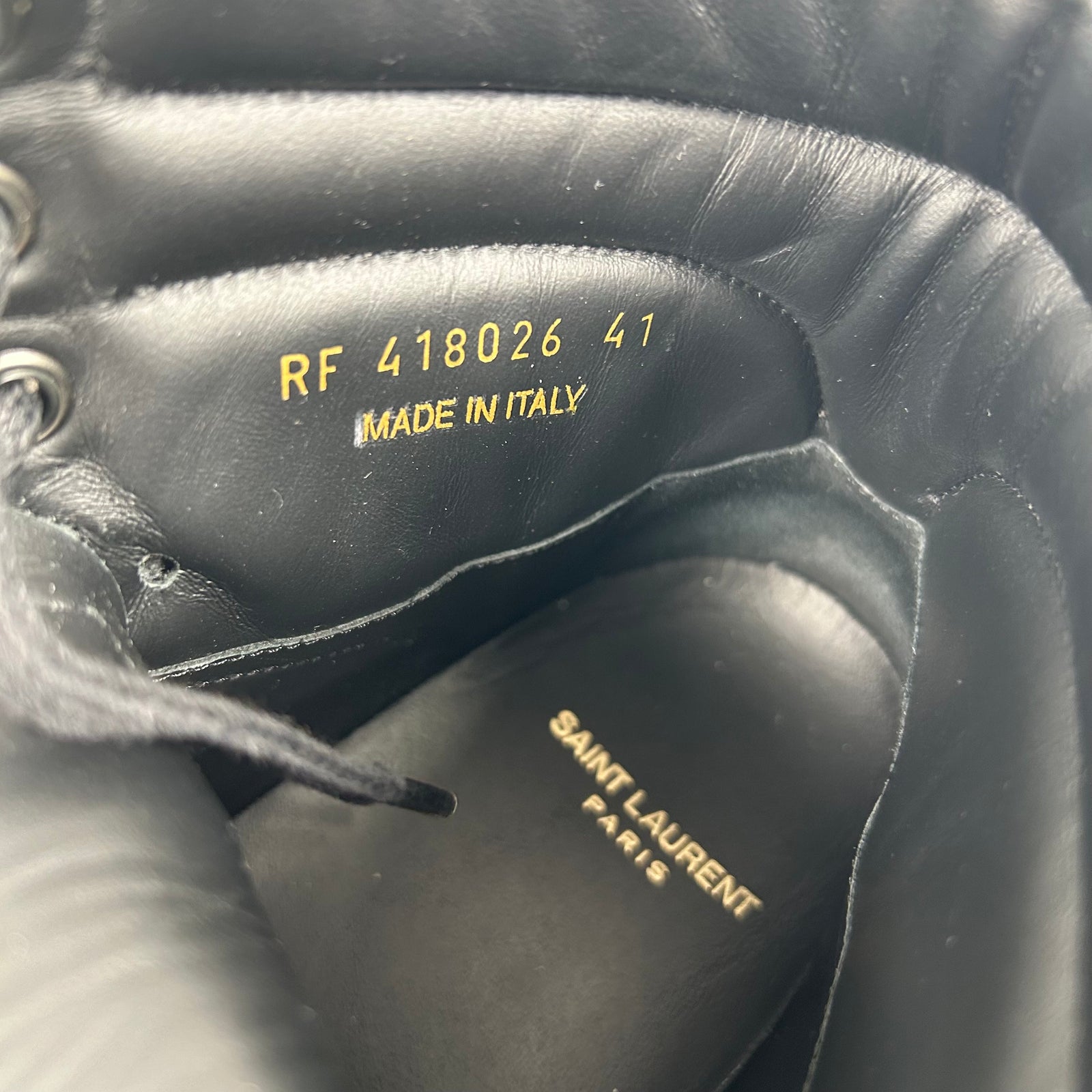 Saint Laurent SL/10H Court Bred High Tops Size 41