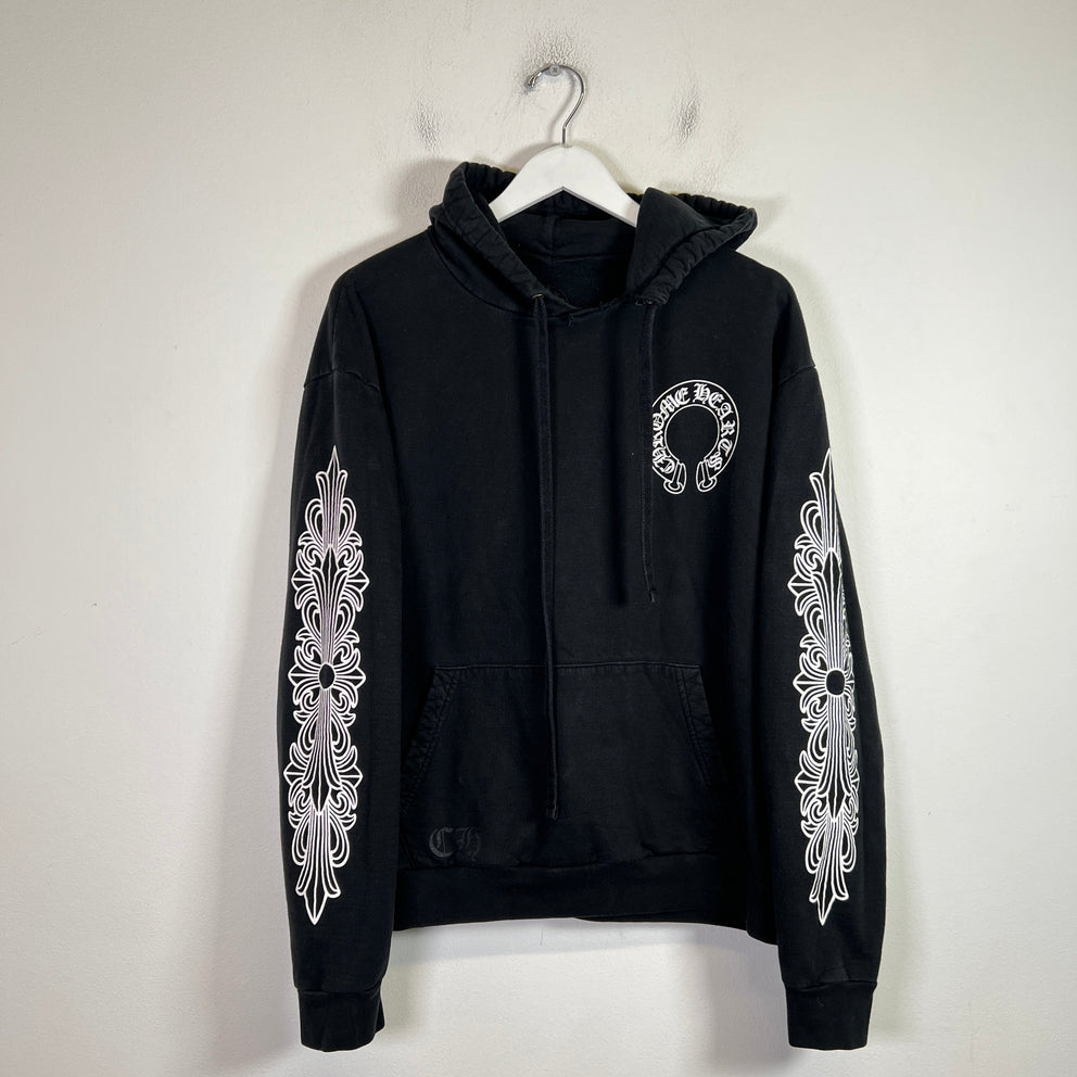 Chrome Hearts Floral Horseshoe Hoodie