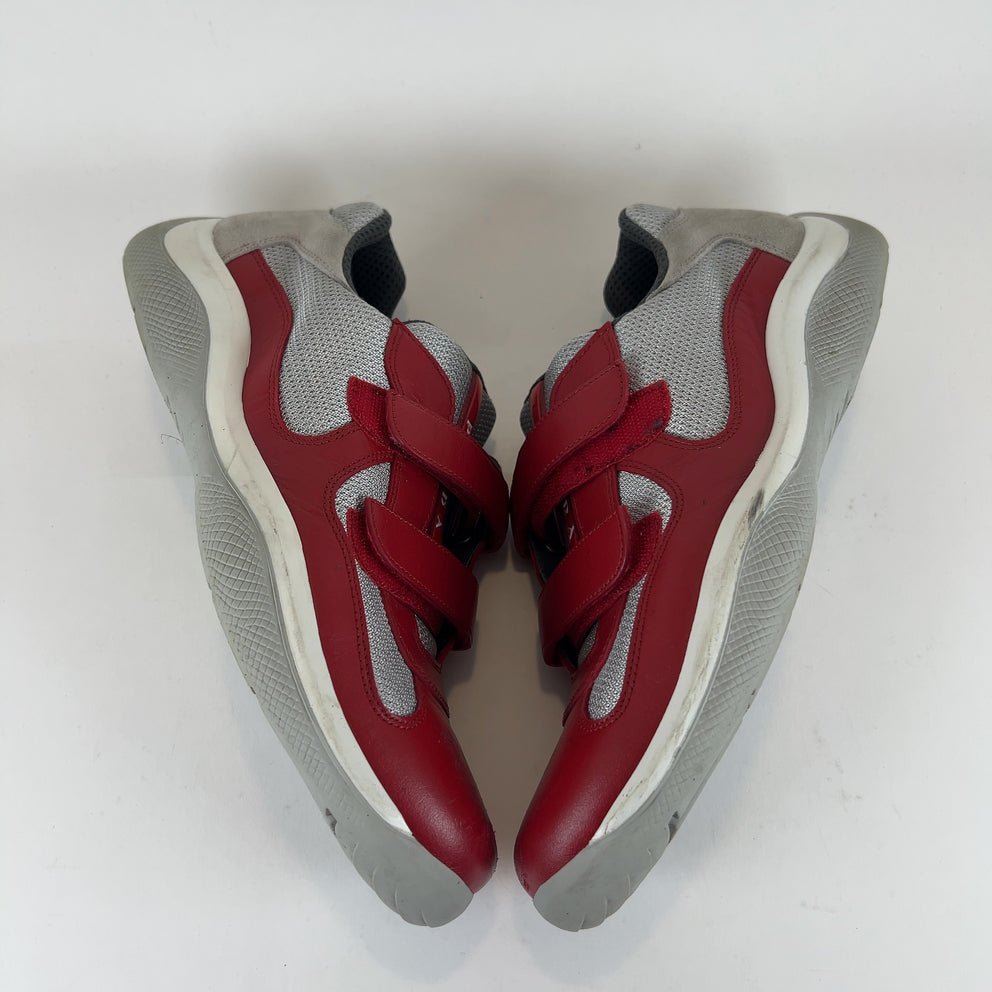 Prada Velcro Strap Americas Cups Low Top Sneaker