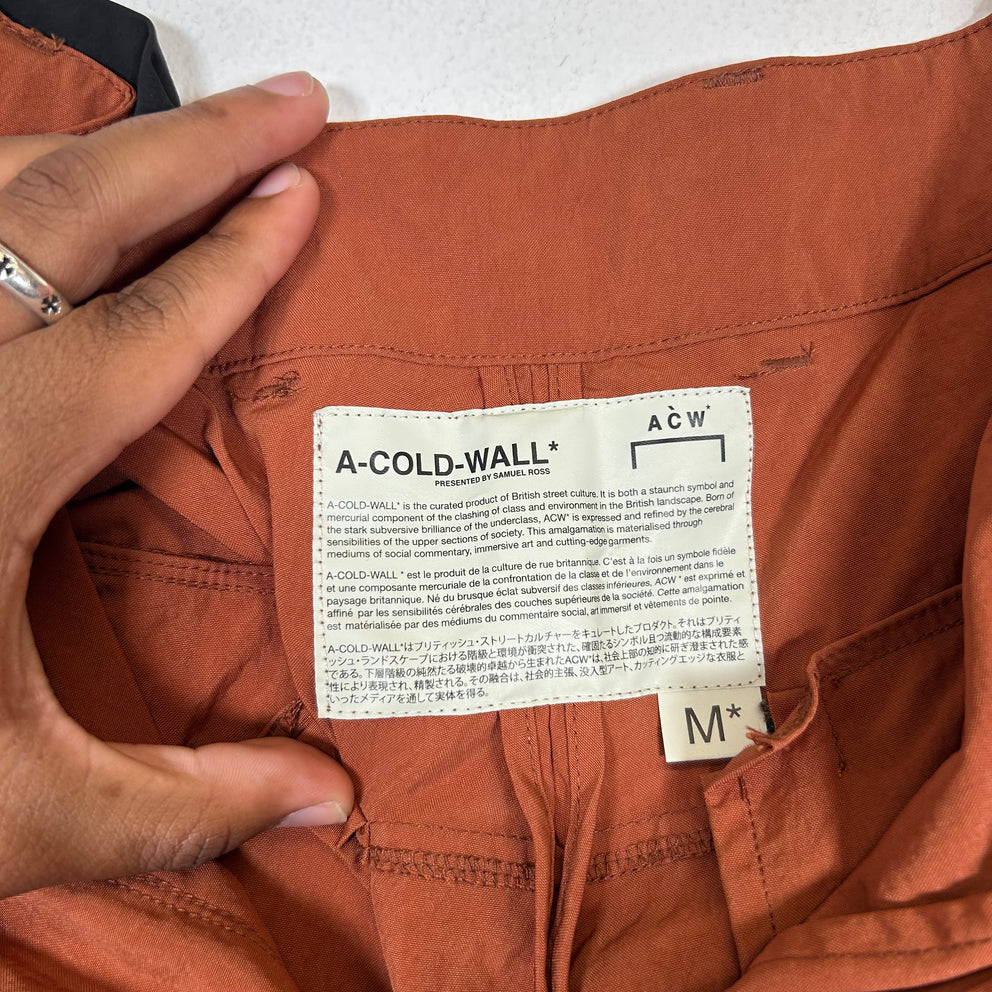 A-Cold-Wall Brown Net Pants Size M