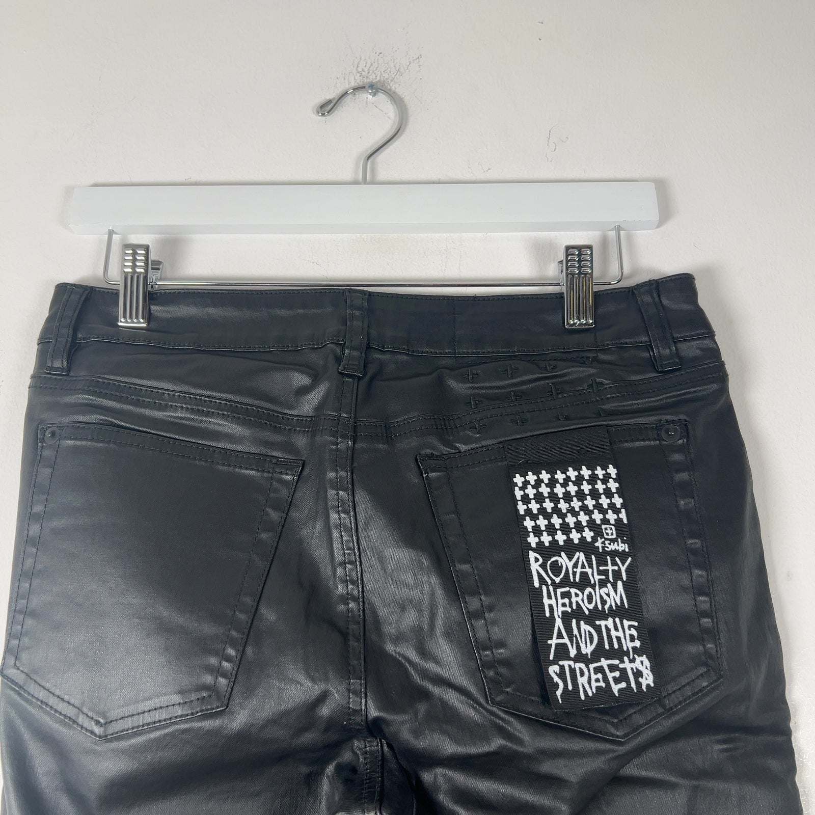 Ksubi Waxed Flare Denim Jeans