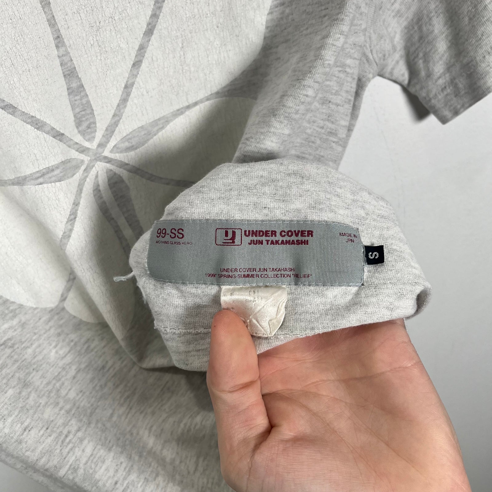 Undercover SS99 4-Leaf Clover Graphic T-Shirt Size S