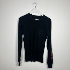 Chrome Hearts Black Gradient LS Tee Size S