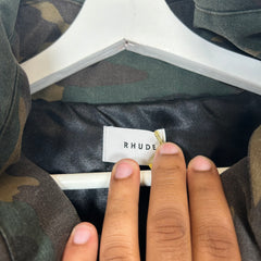 Rhude Collage Camo Puffer Jacket Size M