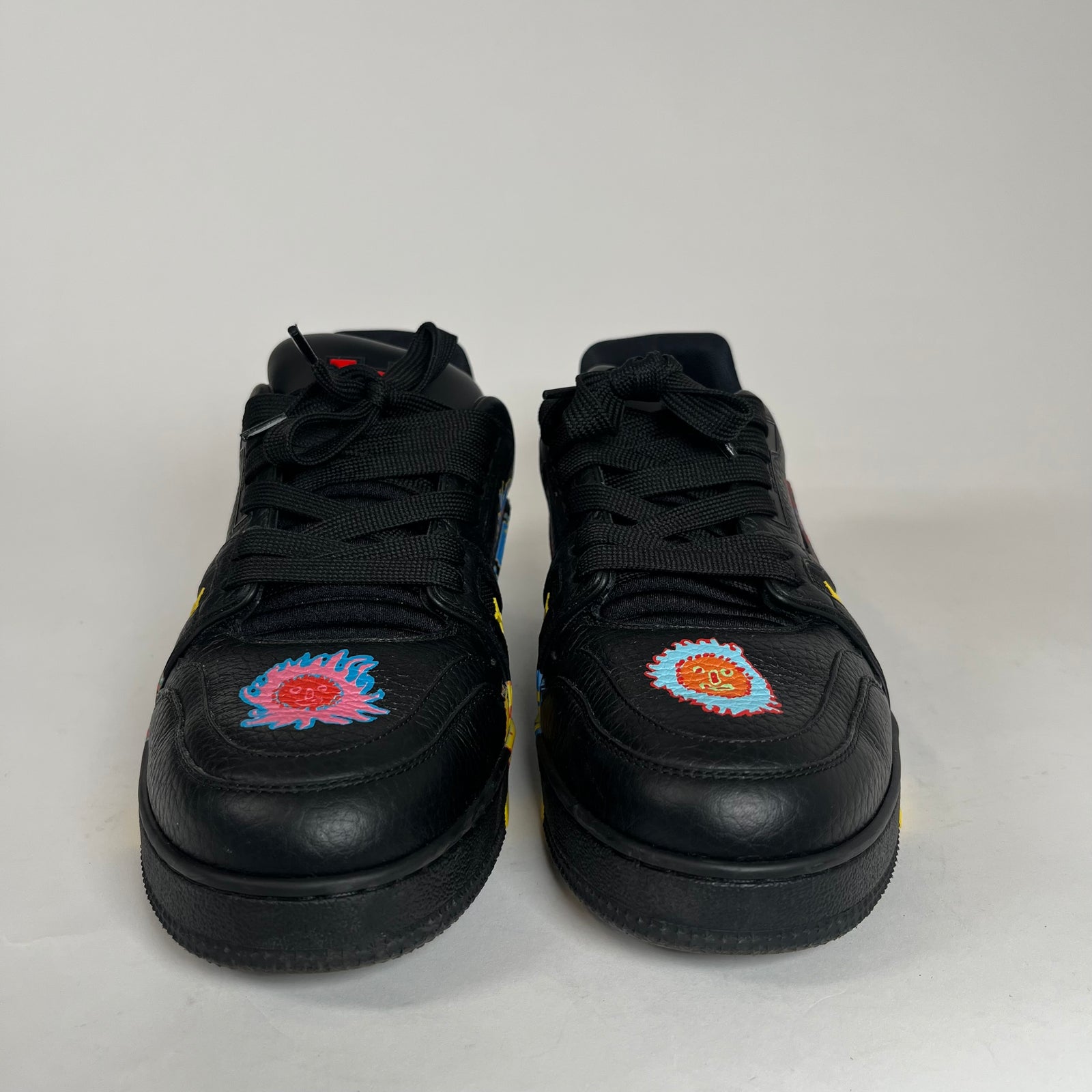 Louis Vuitton Black Yayoi Kusama Trainer Size 9