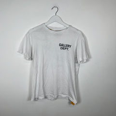 Gallery Dept Logo White T-Shirt Size S