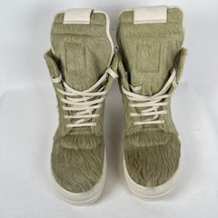 Rick Owens Dirty Acid/Milk Ponyhair Geobasket Size 42