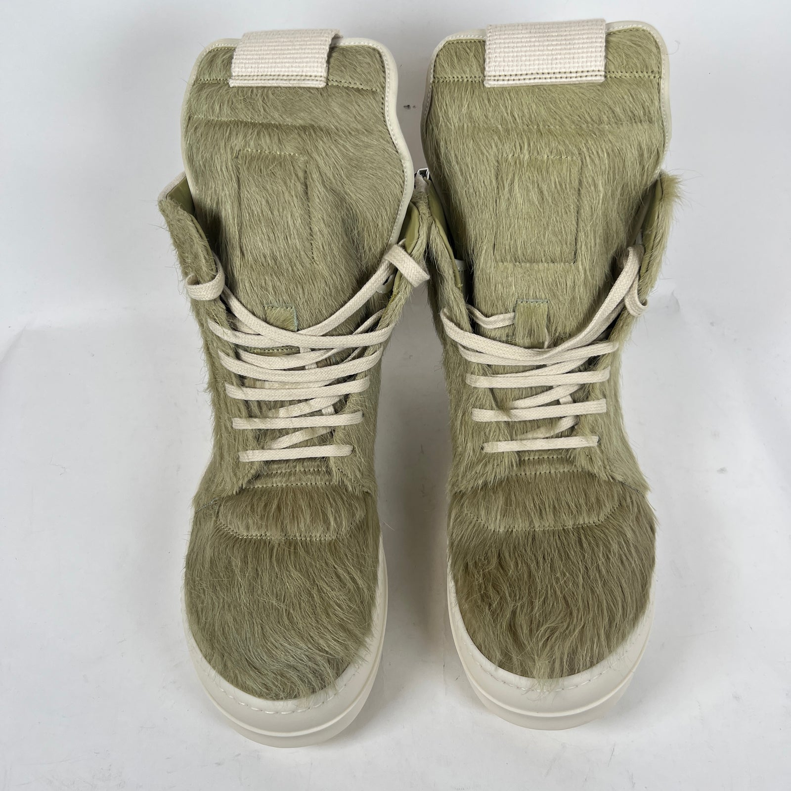 Rick Owens Dirty Acid/Milk Ponyhair Geobasket Size 42
