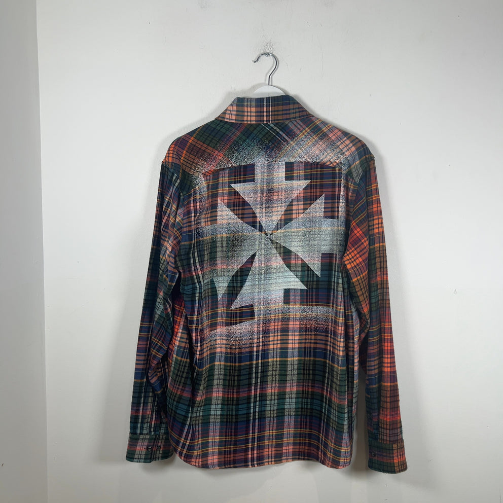 Off-White Spray Arrows Flannel Shirt