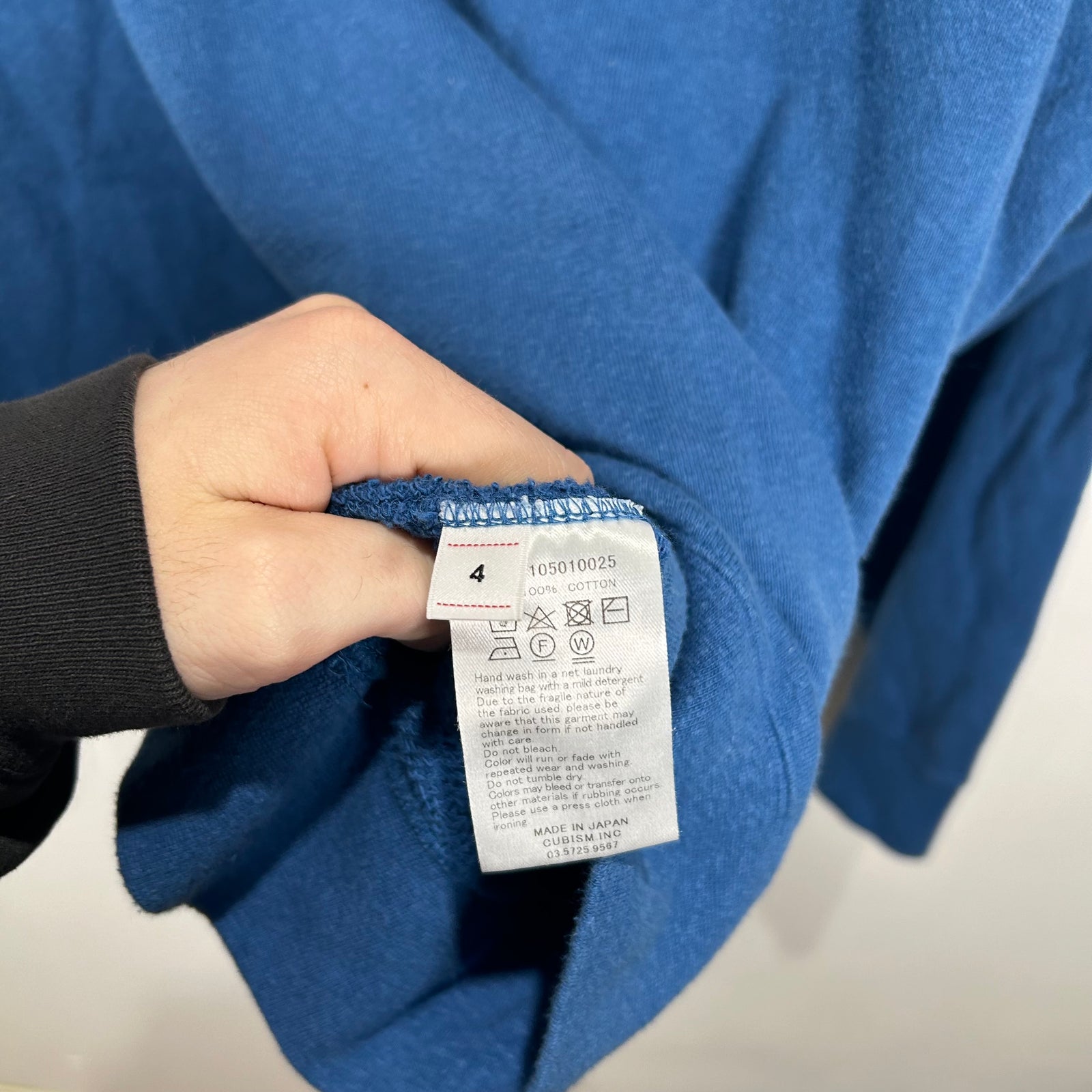 Visvim Blue Crewneck Size 4