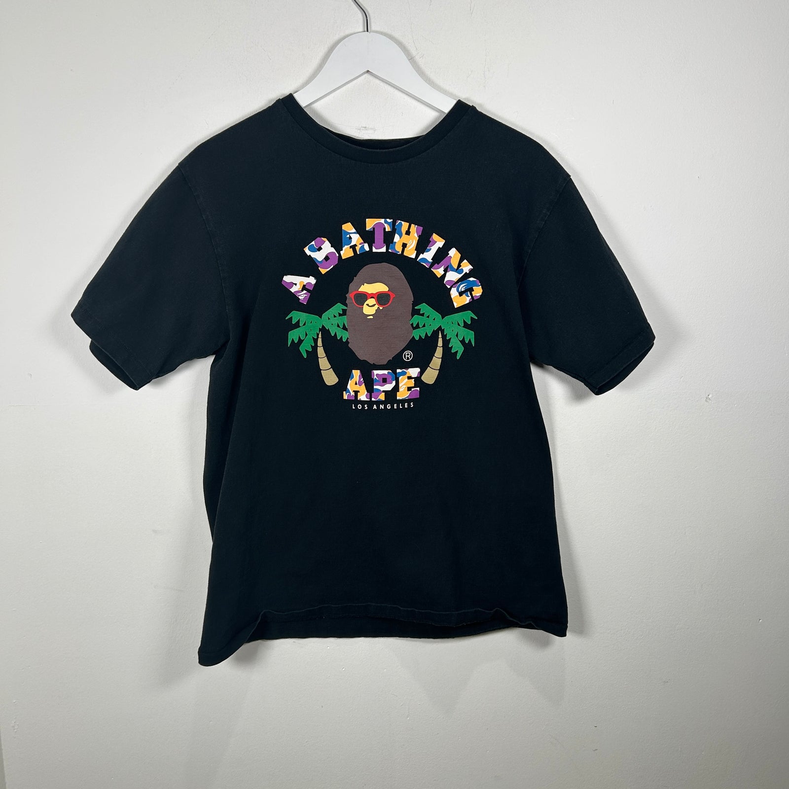 Bape Island Graphic Tee Size L