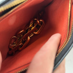 Louis Vuitton Black Lambskin Embossed Coussin BB Bag
