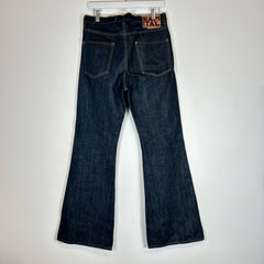 Kapital Dark Blue Okabellbo Flared Jeans Size 32