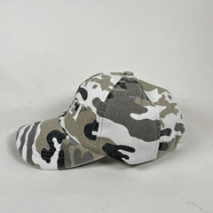 Street Commerce Snow Camo Logo Distressed Cap