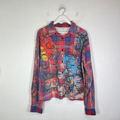 Vale Forever Graffiti Flannel Shirt