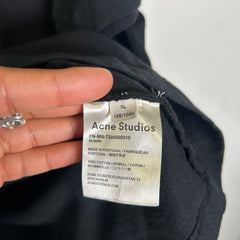 Acne Studios Black Stockholm Oversized T-Shirt Size XL