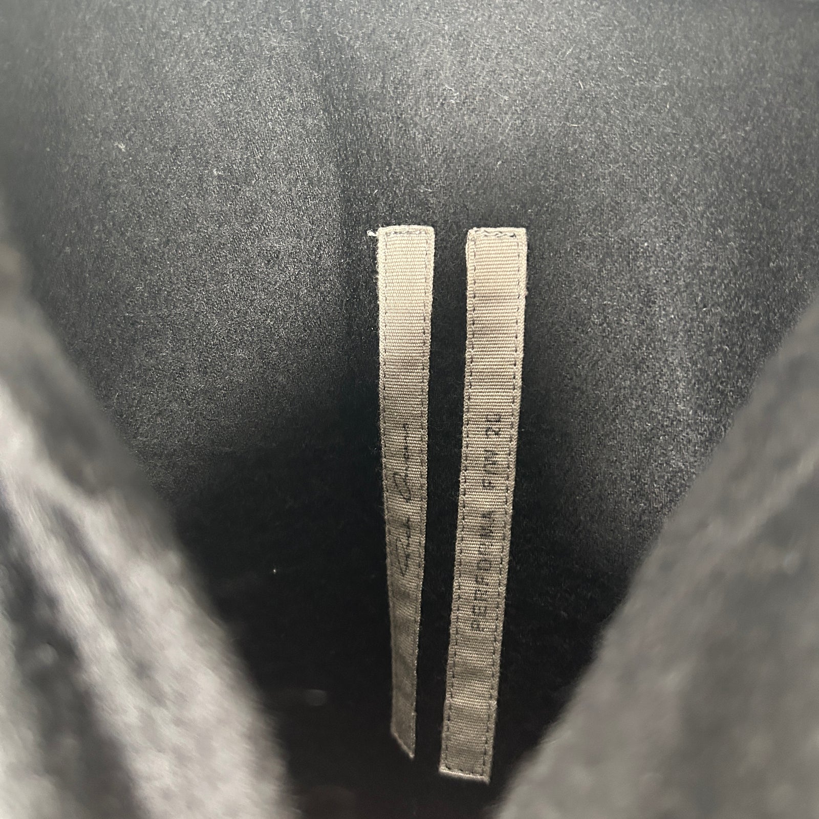 Rick Owens Black F/W20 'Performa' Wool Button-Up Shirt Size XL