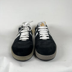 Lanvin Black/Yellow Clay Low Top Sneaker Size 39