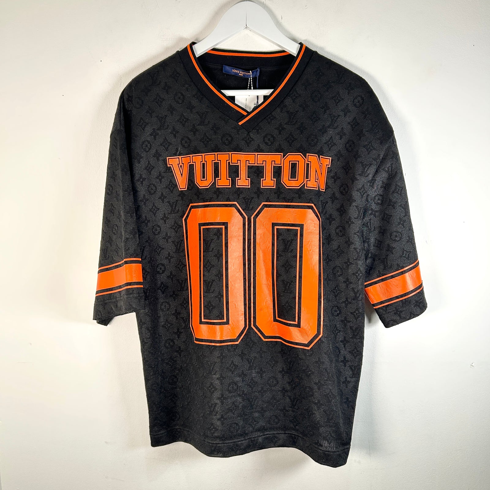 Louis Vuitton Monogram Sporty V-Neck Jersey Size M