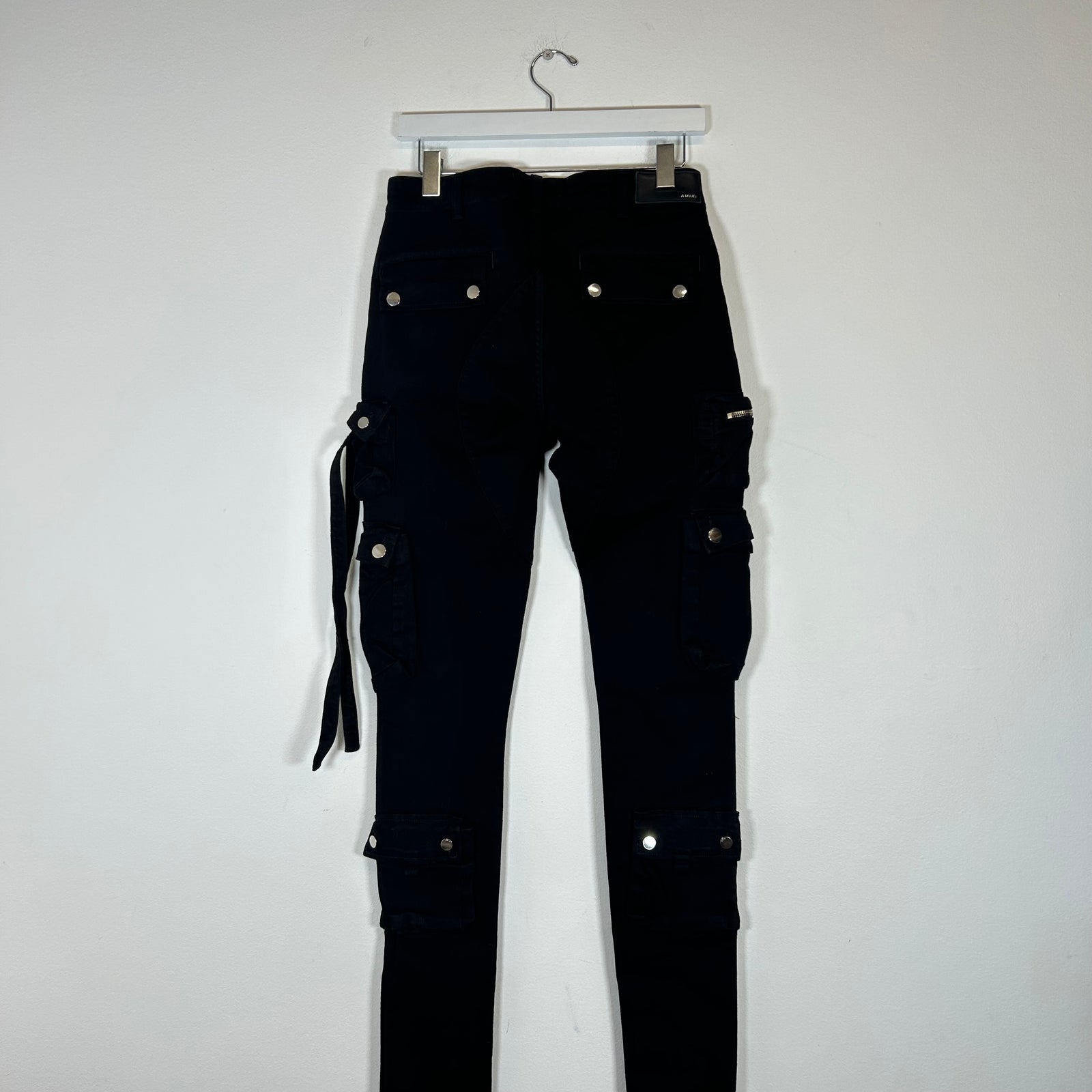 Amiri Black Cargo Pants Size 31