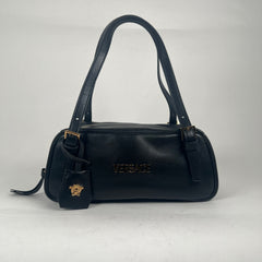 Versace Black Bowling Purse