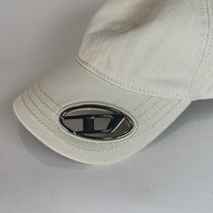 Diesel 'D' Metal Plaque Hat