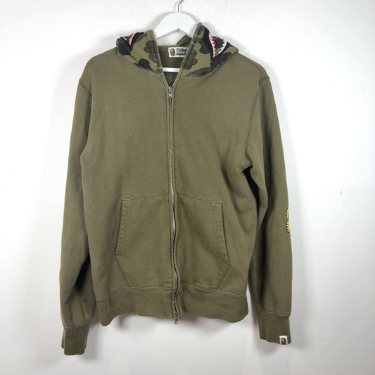 Bape Full Zip 'Ponr' Shark Hoodie
