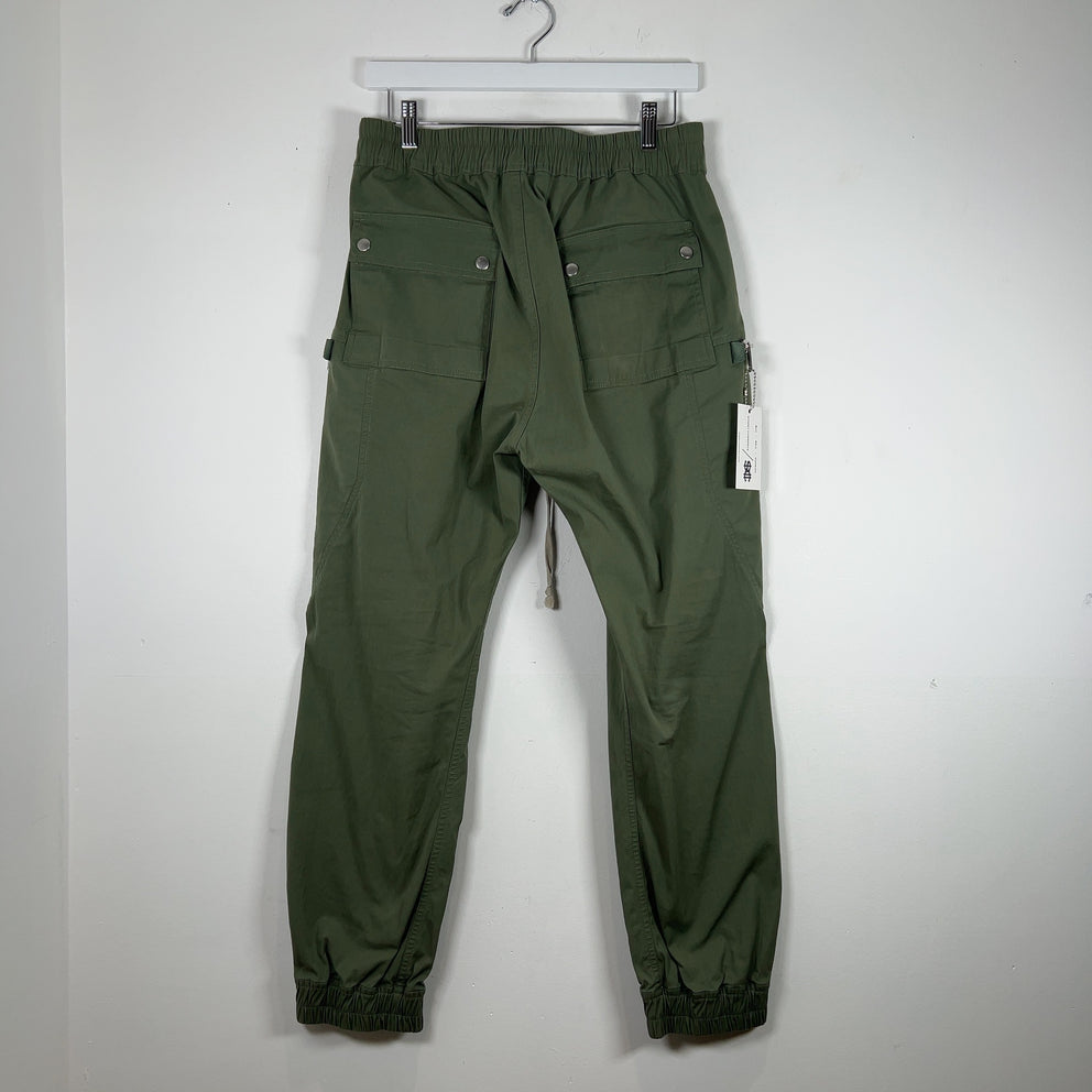Rick Owens EDFU SS23 Moss Bauhaus Cargo Pants