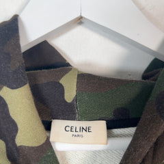 Celine Logo Camo Hoodie