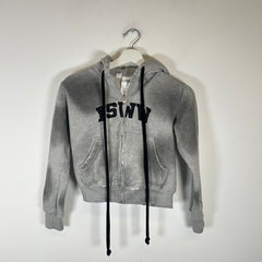 Yori YSFW Grey Zip Up Hoodie Size XS
