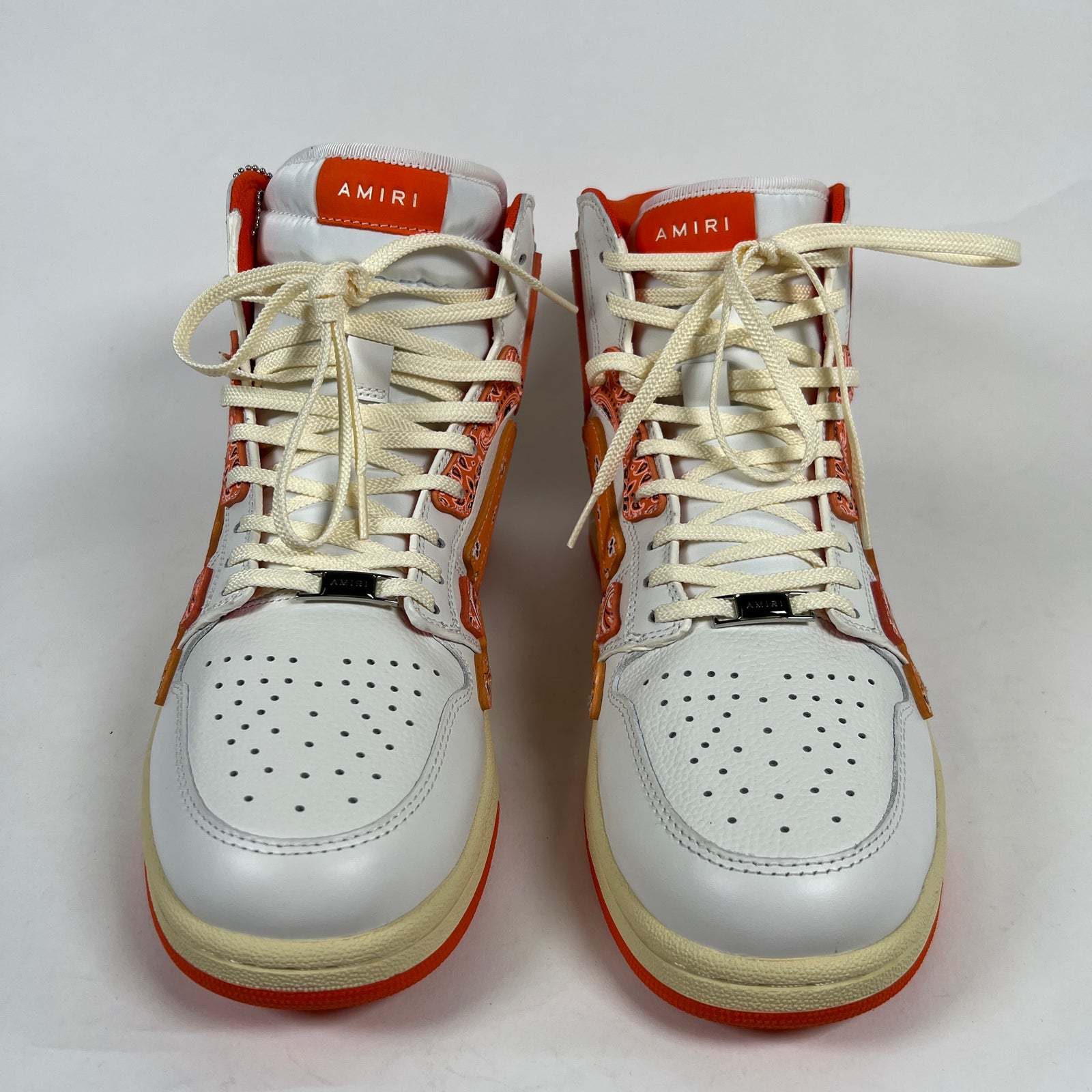 Amiri Orange Bone HighTop Sz 12