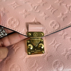 Louis Vuitton Pink Monogram Empreinte Pochette Metis