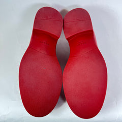 Prada Red Chocolate Loafers
