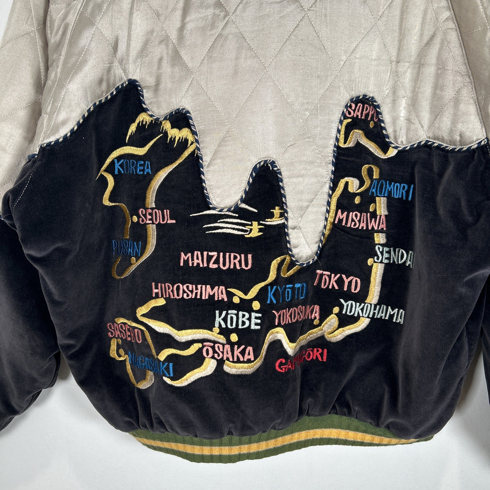 Kapital Toro-Toro Velvet Souvenir Jacket Size 4