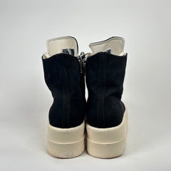 Rick Owens Drkshdw Black/MIlk Mega Bumper Ramones Size 44.5