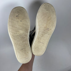 Rick Owens Black Jumbo Lace Geobaskets Size 41