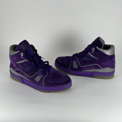 Louis Vuitton Purple High-Top Trainers Size 9.5