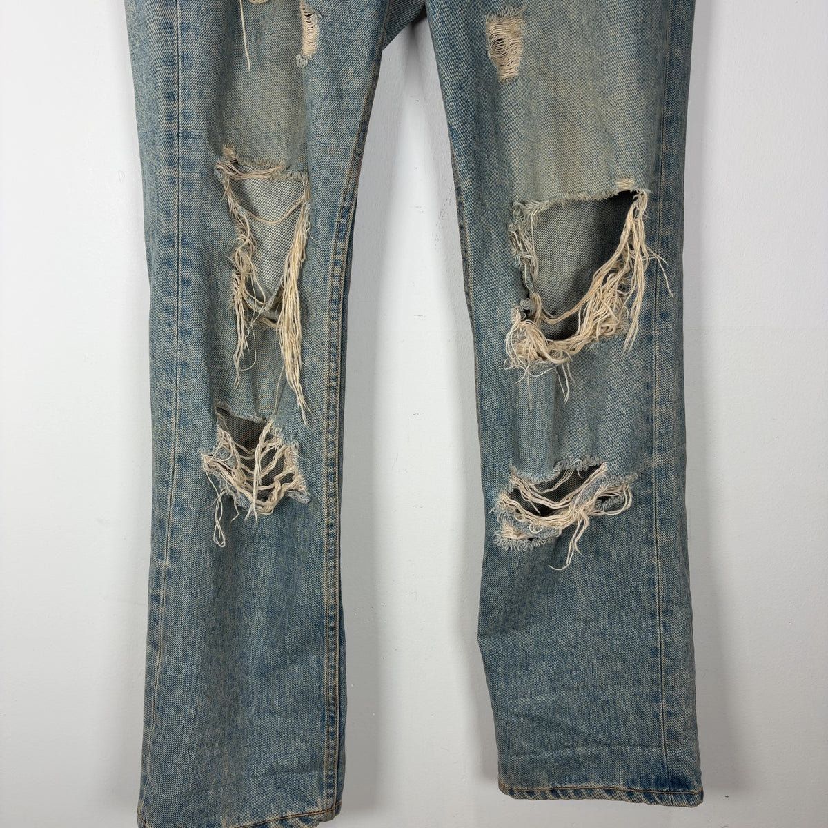 Junya Watanabe AW04 Distressed Crash Jeans