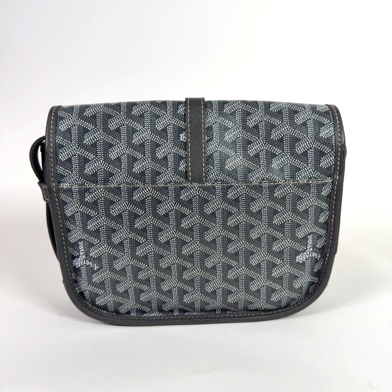 Goyard Grey Belvedere II PM Messenger Bag