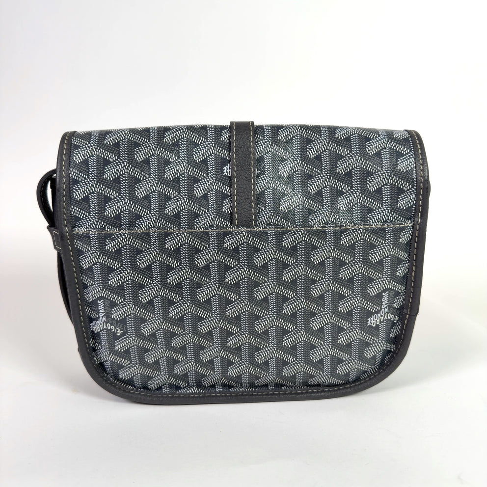 Goyard Grey Belvedere II PM Messenger Bag